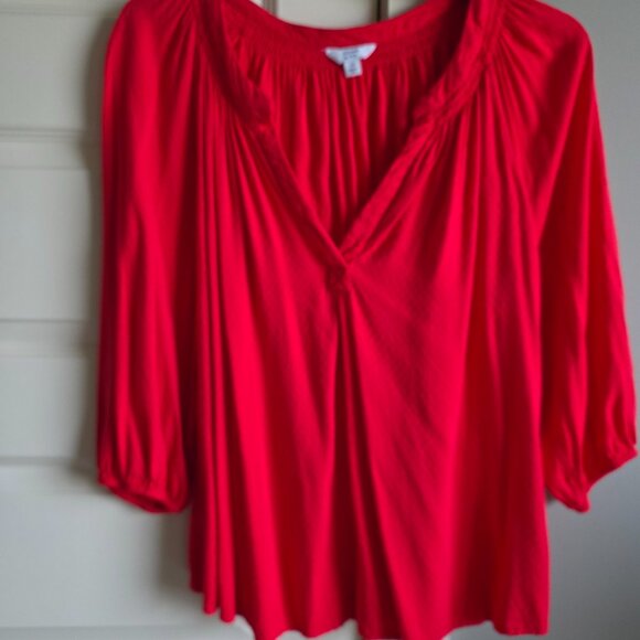 Coral  rown and Ivy top - Picture 2 of 2